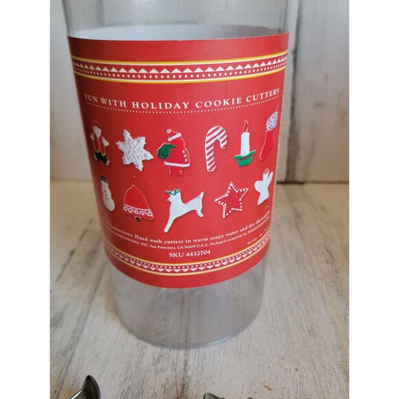 Vintage cookie cutters snowman tree candy cane candle kitchen‎ Xmas accessory - Picture 8 of 13